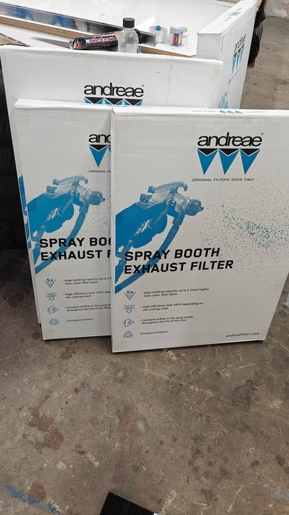 Andreae 1000mm x 10mtr STD Efficiency Cardboard Filter