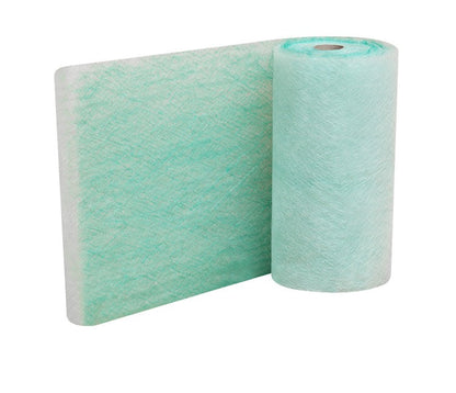 Fibreglass spray booth exhaust filter media roll